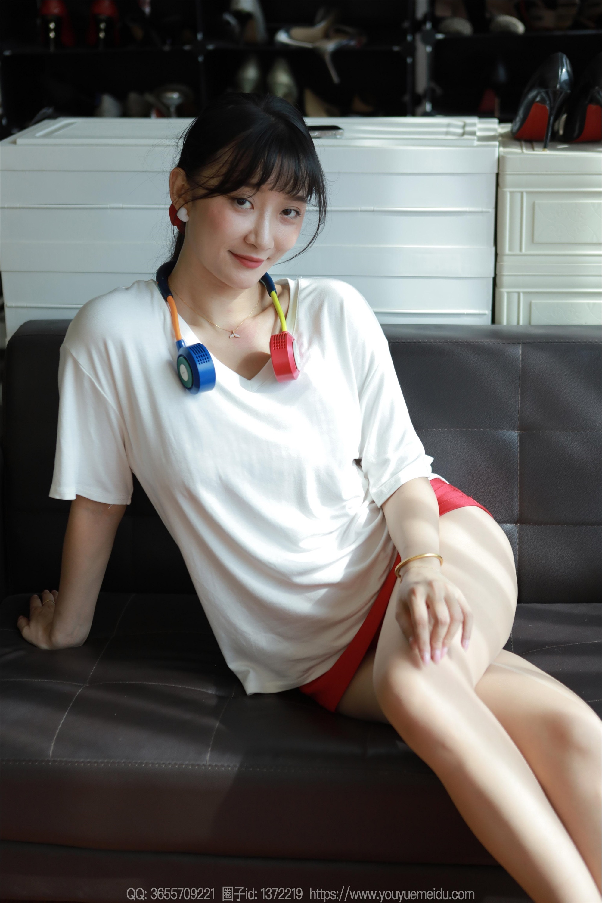 IESS异思趣向  2024.08.20 丝享家 1826 秋秋《白T红裙》